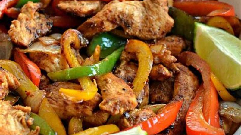 Master the Art of Cooking Delicious Chicken Fajitas | Cafe Impact