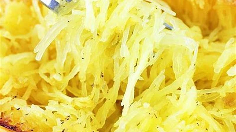The Perfect Cooking Time for Spaghetti Squash | Cafe Impact