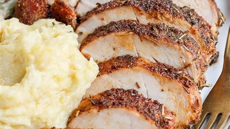 Mastering the Art of Cooking a Succulent Turkey Loin | Cafe Impact