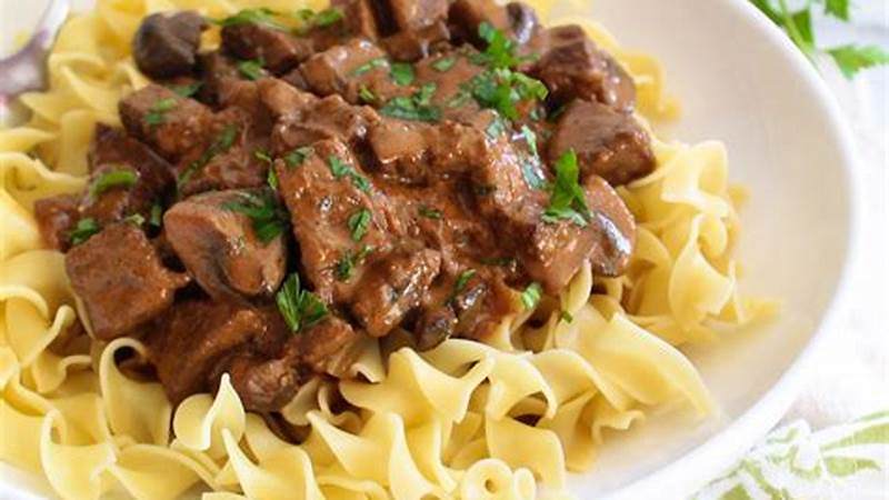Master the Art of Cooking Beef Stroganoff with Ease | Cafe Impact
