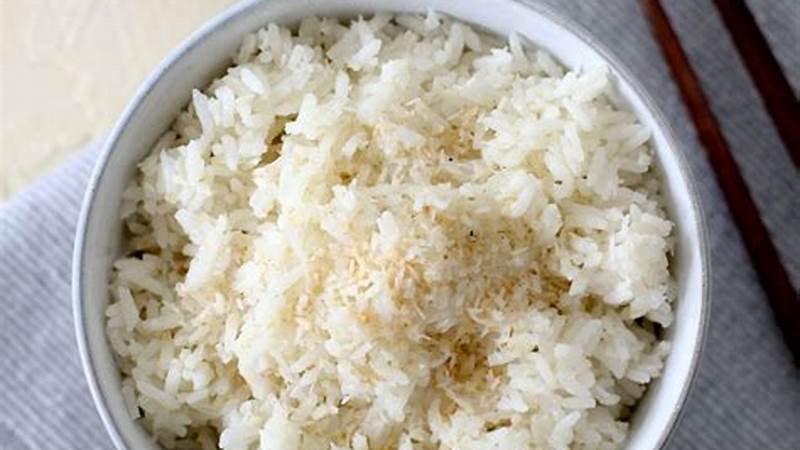 A Delicious Recipe for Homemade Coconut Rice | Cafe Impact