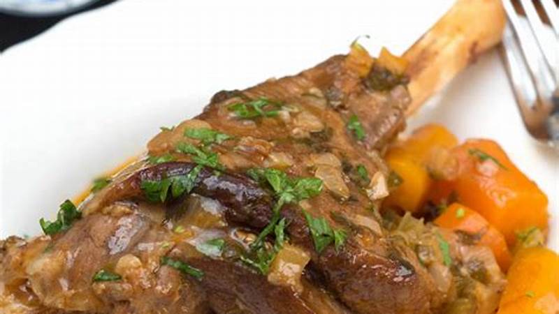 Cook Tender and Flavorful Lamb Shanks in the Oven | Cafe Impact