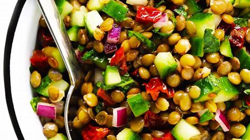 Cook Lentils for a Refreshing Salad | Cafe Impact