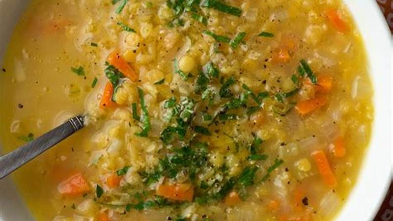 Master the Art of Cooking Lentil Soup with These Simple Steps | Cafe Impact