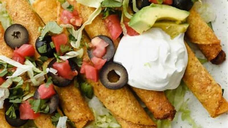 Delicious Taquitos Made Easy and Baked to Perfection | Cafe Impact