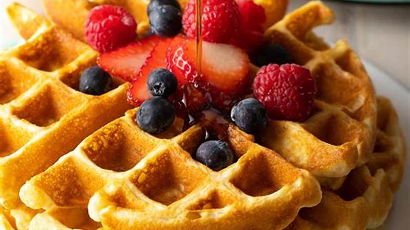 The Best Way to Make Mouthwatering Waffles | Cafe Impact