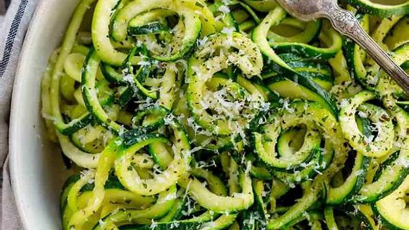 Master the Art of Cooking Delicious Zucchini Noodles | Cafe Impact
