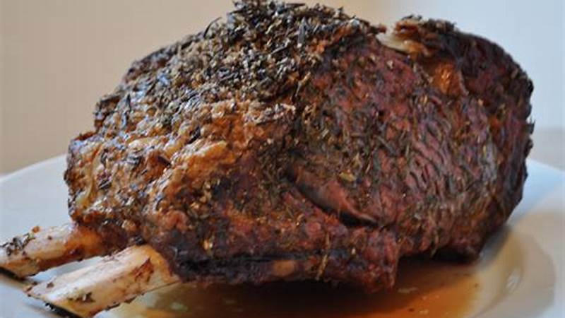 The Best Cooking Time for Juicy Rib Roast | Cafe Impact