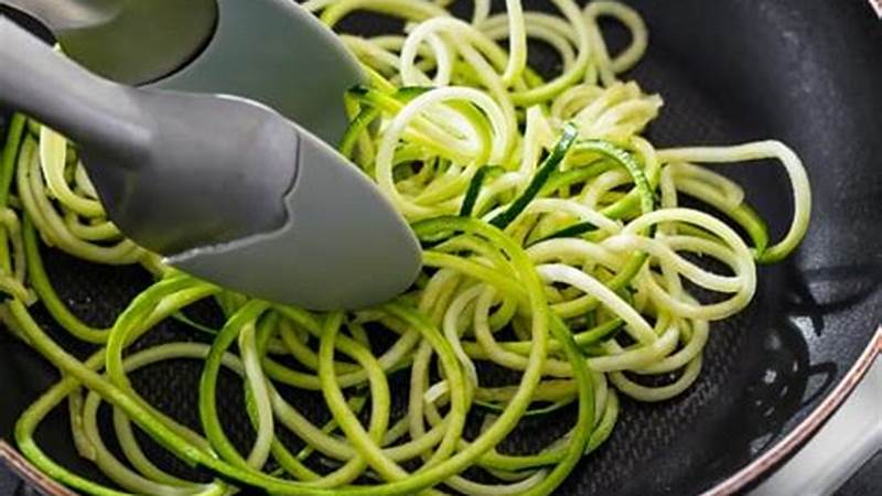 Master the Art of Cooking Zucchini Noodles | Cafe Impact