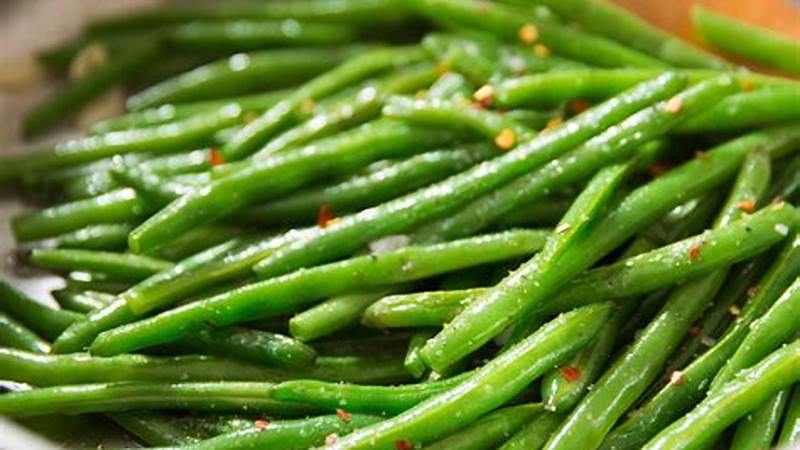 Discover the Best Way to Cook Green Beans | Cafe Impact