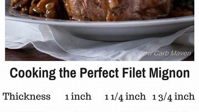The Best Timing for Cooking a Filet | Cafe Impact