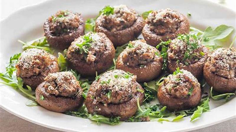 Cook Up Delicious Stuffed Mushrooms in No Time | Cafe Impact
