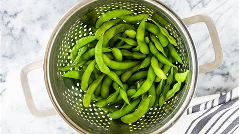 Master the Art of Cooking Delicious Edamame | Cafe Impact