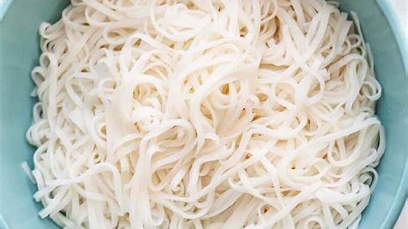 Master the Art of Cooking Rice Noodles for Delicious Meals | Cafe Impact